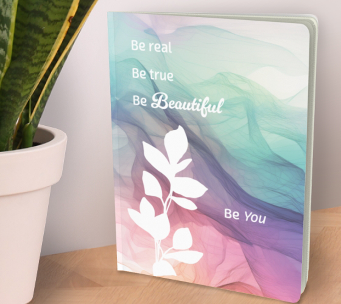 &quot;Be You&quot; Large Notebook
